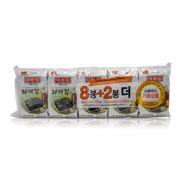 Roasted Seaweed (laver) - Daechon - 10x4,5g