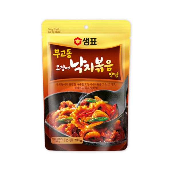 Spicy Squid Stir-fry Sauce - Sempio 130g