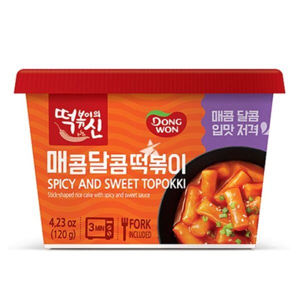 Tteokbokki Spicy and Sweet - Dongwon - Cup 120g