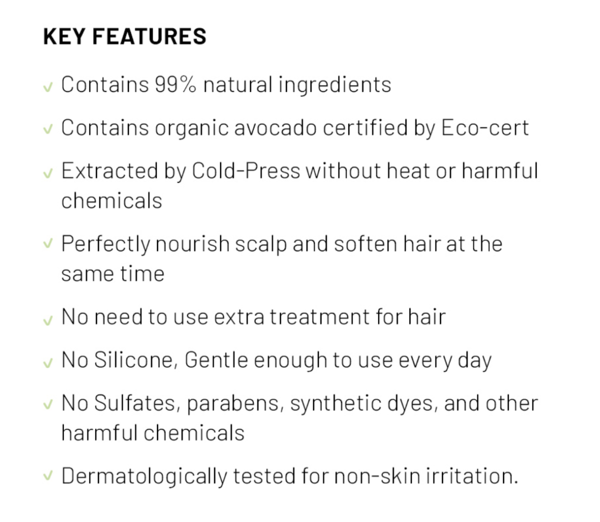 Cold Press Avocado Nourishing Scalp 4 - Rated Green Cold Press Avocado Nourishing Scalp 4 - Rated Green