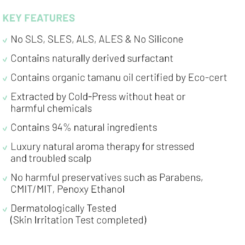 Real Tamanu Soothing Scalp Shampoo 4 - Rated Green