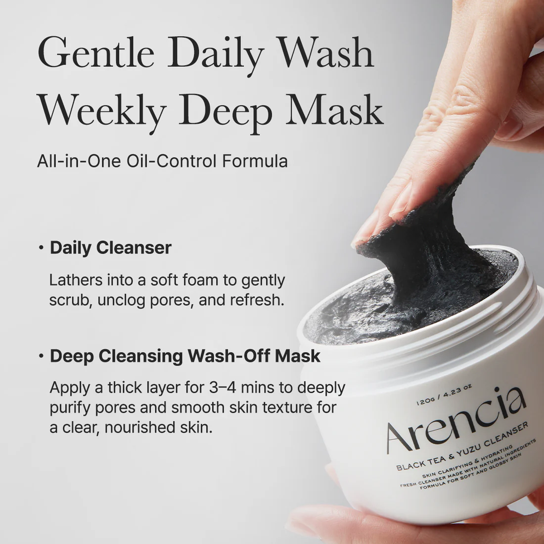 Arencia_Black Tea Rice Mochi Cleanser_6 Arencia_Black Tea Rice Mochi Cleanser_6