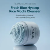 Arencia_Fresh Blue Hyssop Rice Mochi Cleanser_2