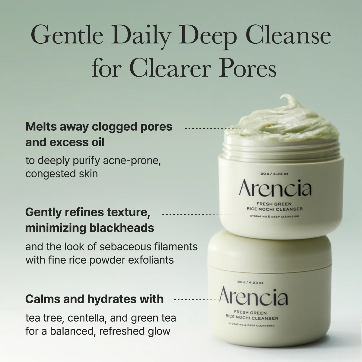 Arencia_Fresh Green Rice Mochi Cleanser_4 Arencia_Fresh Green Rice Mochi Cleanser_4