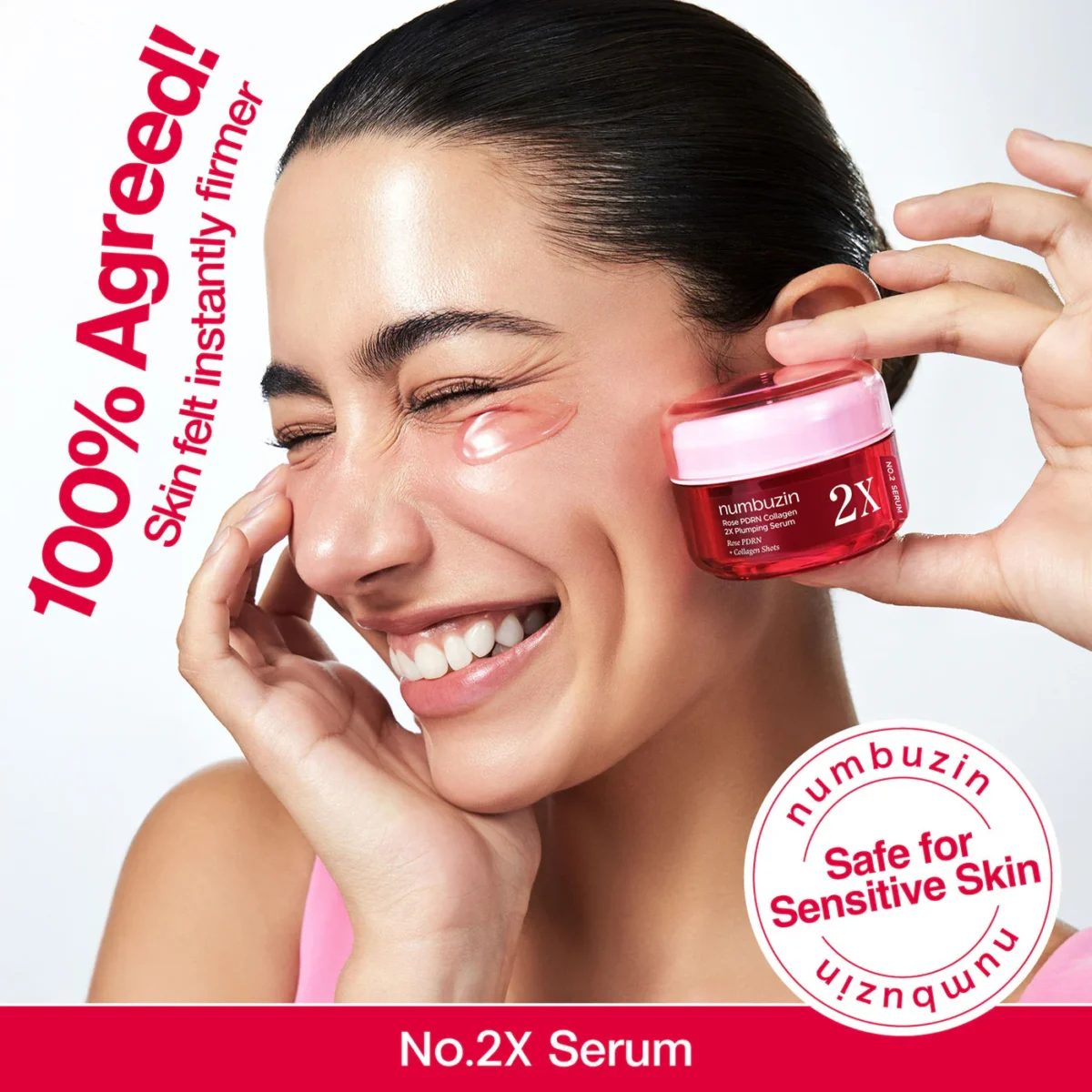 Numbuzin - No.2 Rose PDRN Collagen 2X Plumping Serum_4 Numbuzin - No.2 Rose PDRN Collagen 2X Plumping Serum_4