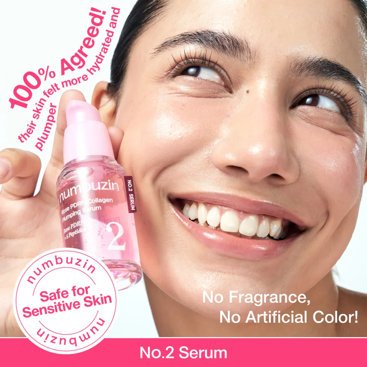 Numbuzin - No.2 Rose PDRN Collagen Plumping Serum_3 Numbuzin - No.2 Rose PDRN Collagen Plumping Serum_3