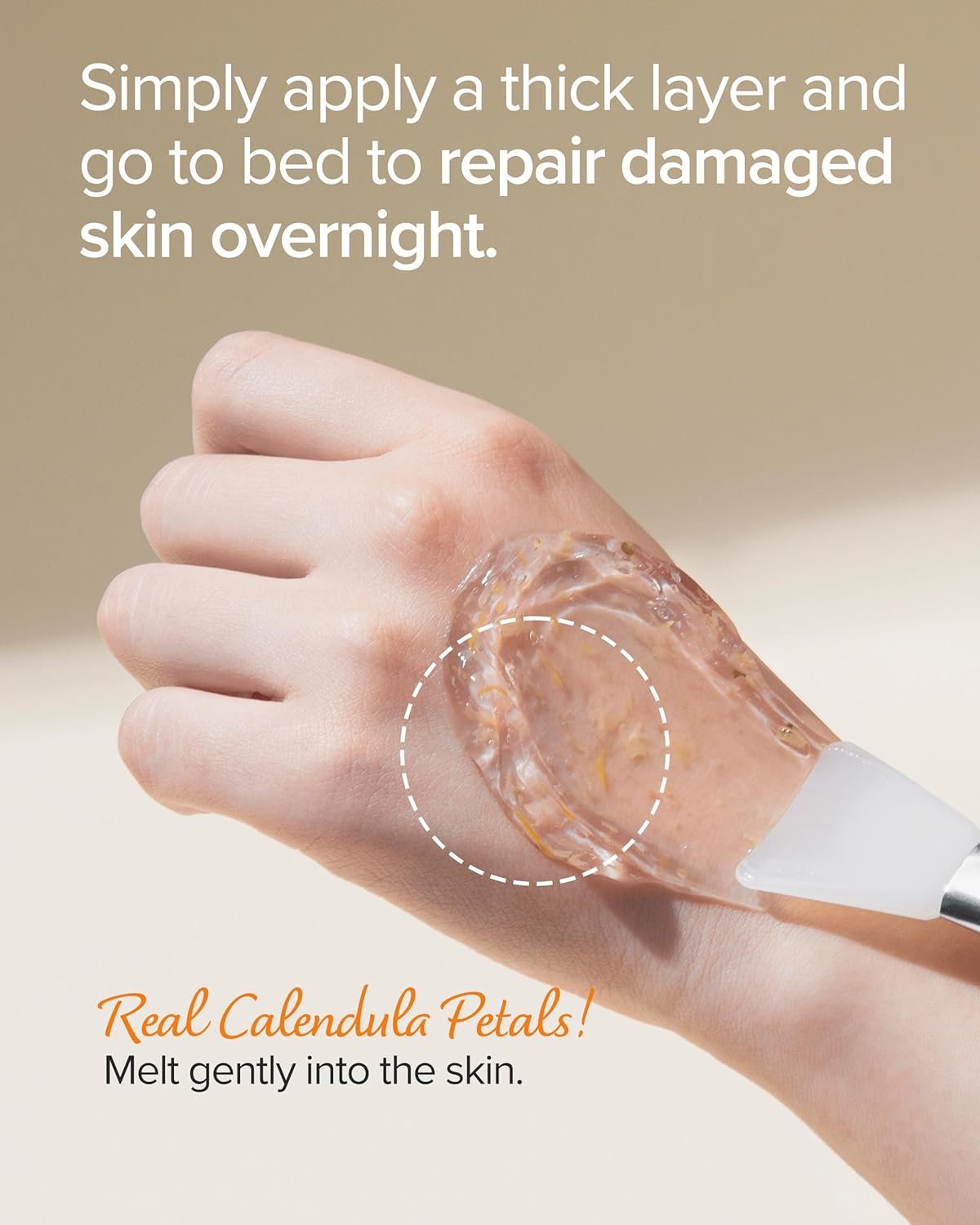 Mary & May Calendula Peptides Ageless Sleeping Mask_5 Mary & May Calendula Peptides Ageless Sleeping Mask_5