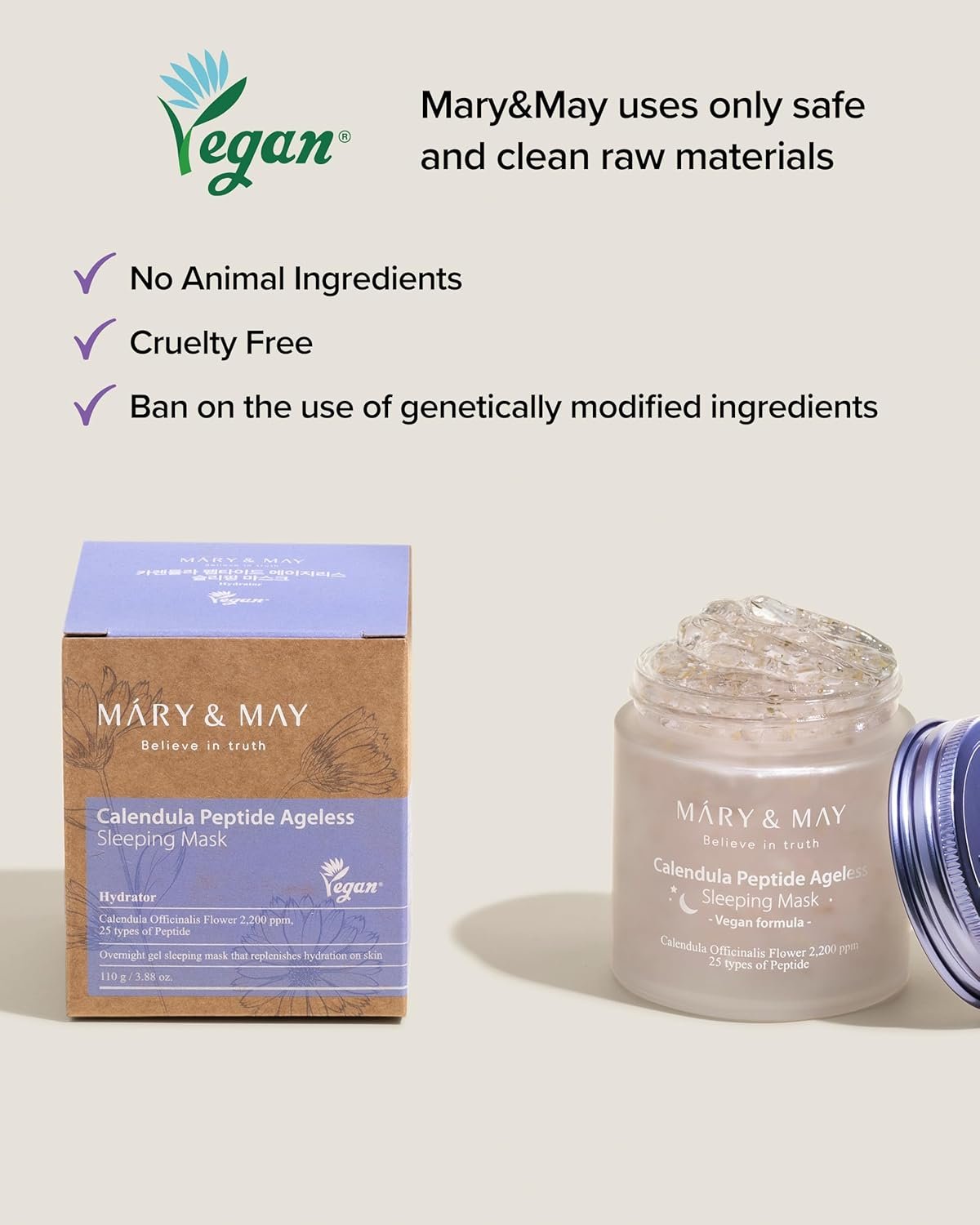 Mary & May Calendula Peptides Ageless Sleeping Mask_6 Mary & May Calendula Peptides Ageless Sleeping Mask_6