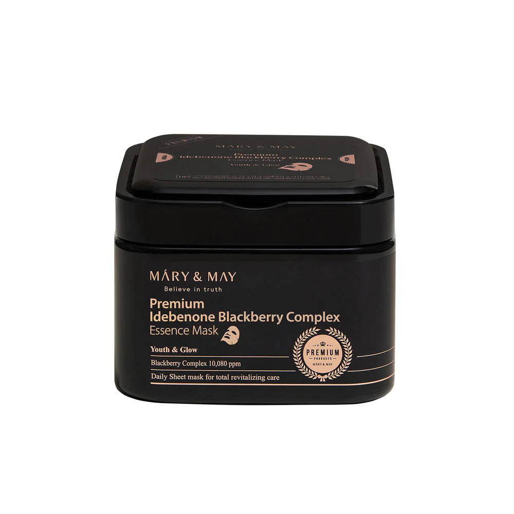 Mary&May Premium Idebenone Blackberry Complex Essence Mask_1 Mary&May Premium Idebenone Blackberry Complex Essence Mask_1