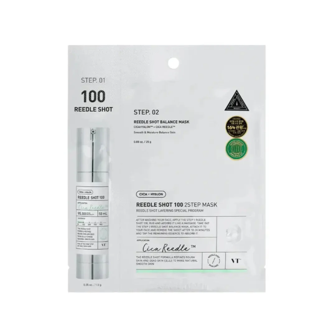 VT Cosmetics Reedle Shot 100 2-Step Mask Masque en deux étapes VT Cosmetics Reedle Shot 100