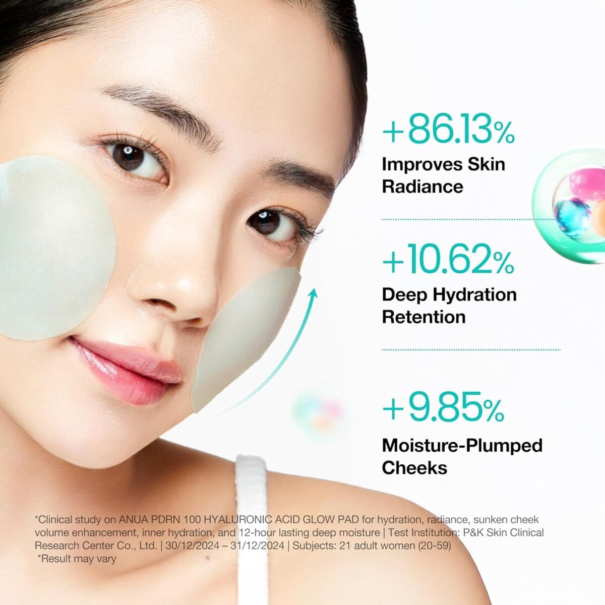 Anua - PDRN 100 Hyaluronic Acid Glow Pad_4 Anua - PDRN 100 - Lingettes illuminantes à l'acide hyaluronique_4