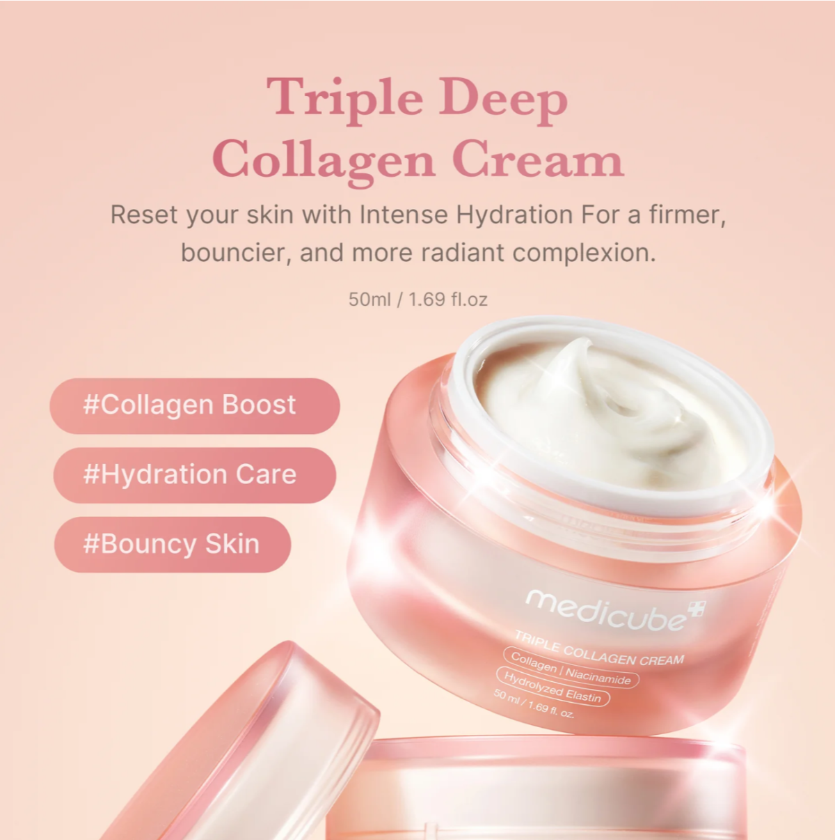 Medicube_Triple Collagen Cream_2 Medicube_Crème triple au collagène_2