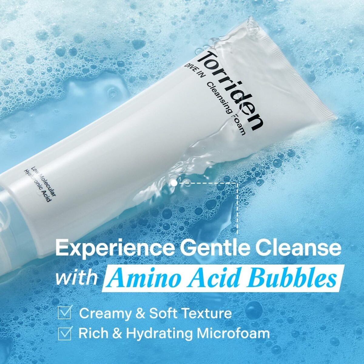Torriden – DIVE-IN Low Molecular Hyaluronic Acid Cleansing Foam_3 Torriden – DIVE-IN Low Molecular Hyaluronic Acid Cleansing Foam_3