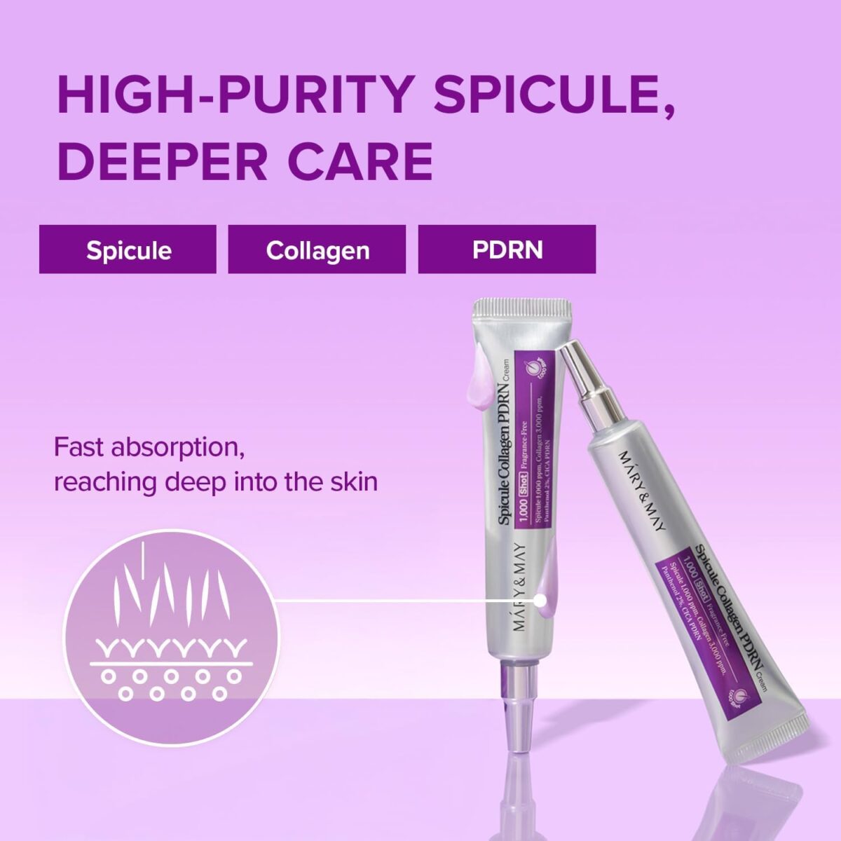 Mary & May_Spicule Collagen PDRN Cream_4 Mary & May_Spicule Collagen PDRN-crème_4