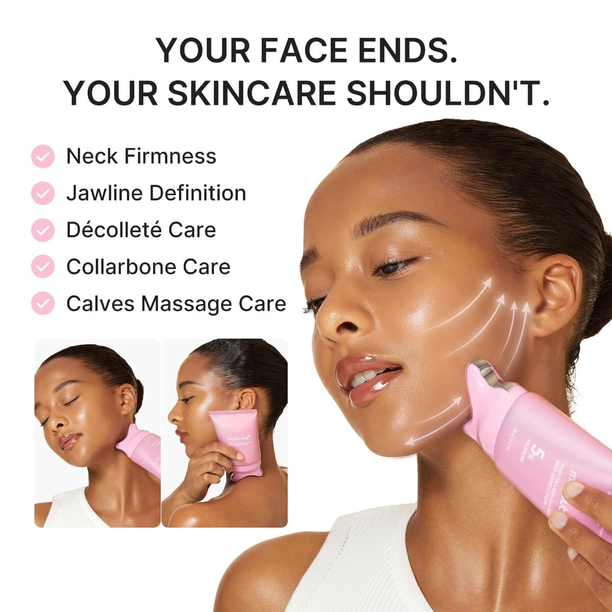 MEDICUBE PDRN Collagen Gua Sha Neck Wrinkle Cream_4 MEDICUBE PDRN Collageen Gua Sha-crème tegen rimpels in de hals_4