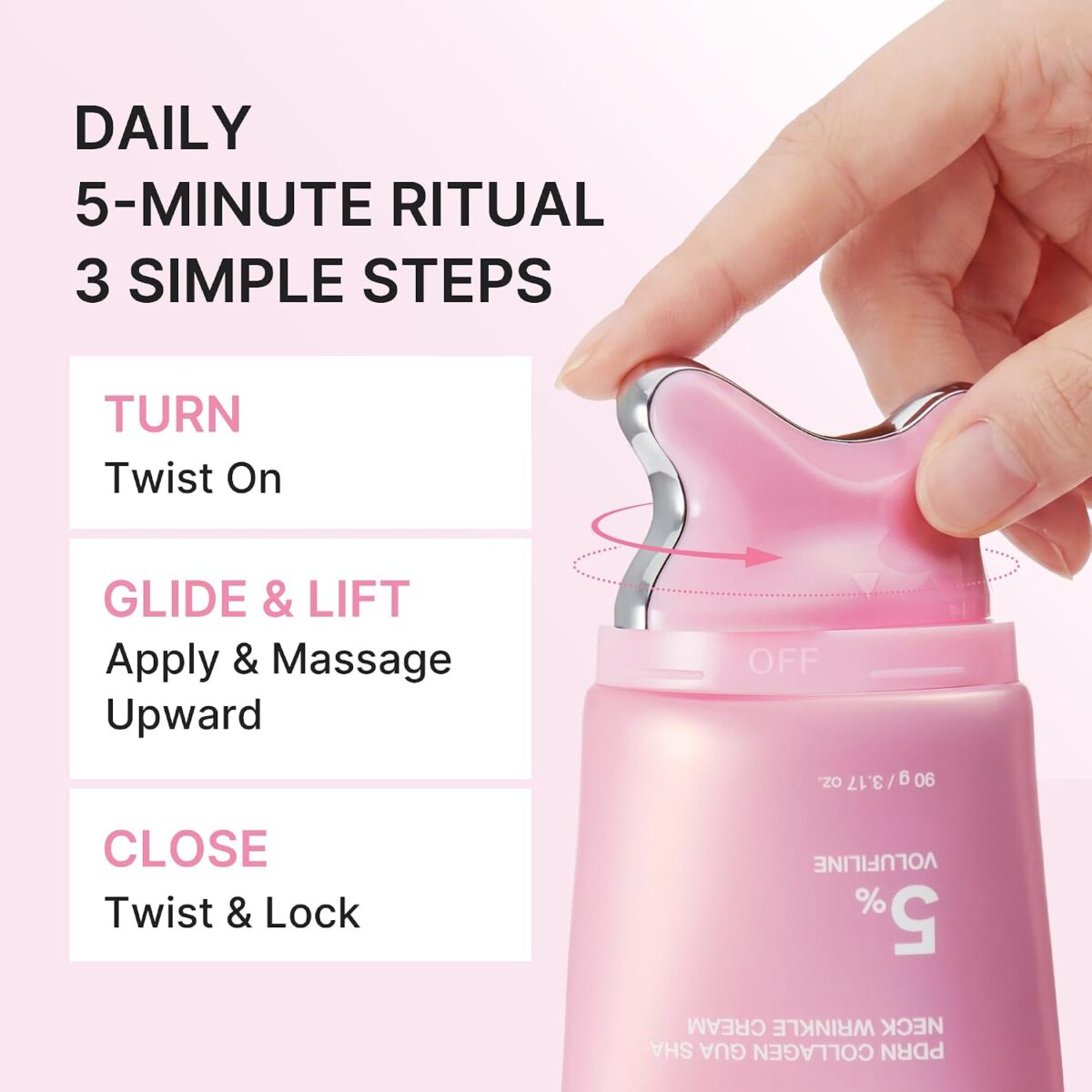 MEDICUBE PDRN Collagen Gua Sha Neck Wrinkle Cream_6 MEDICUBE PDRN Collageen Gua Sha-crème tegen rimpels in de hals_6