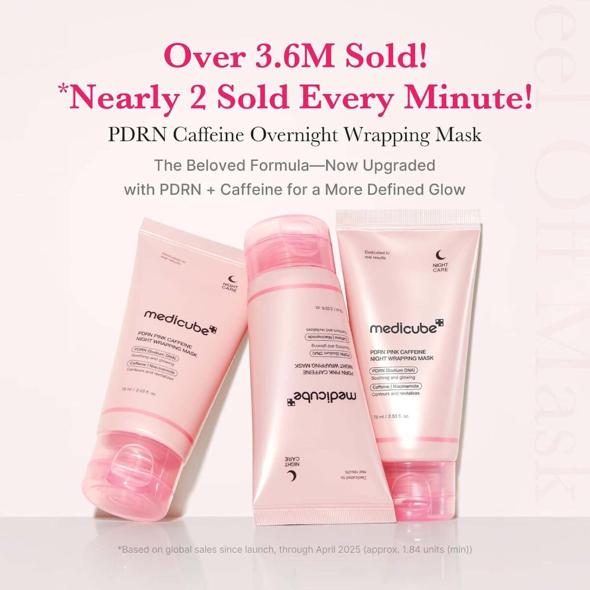 MEDICUBE PDRN Pink Caffeine Night Wrapping Mask_2 MEDICUBE PDRN Roze cafeïne-nachtmasker_2