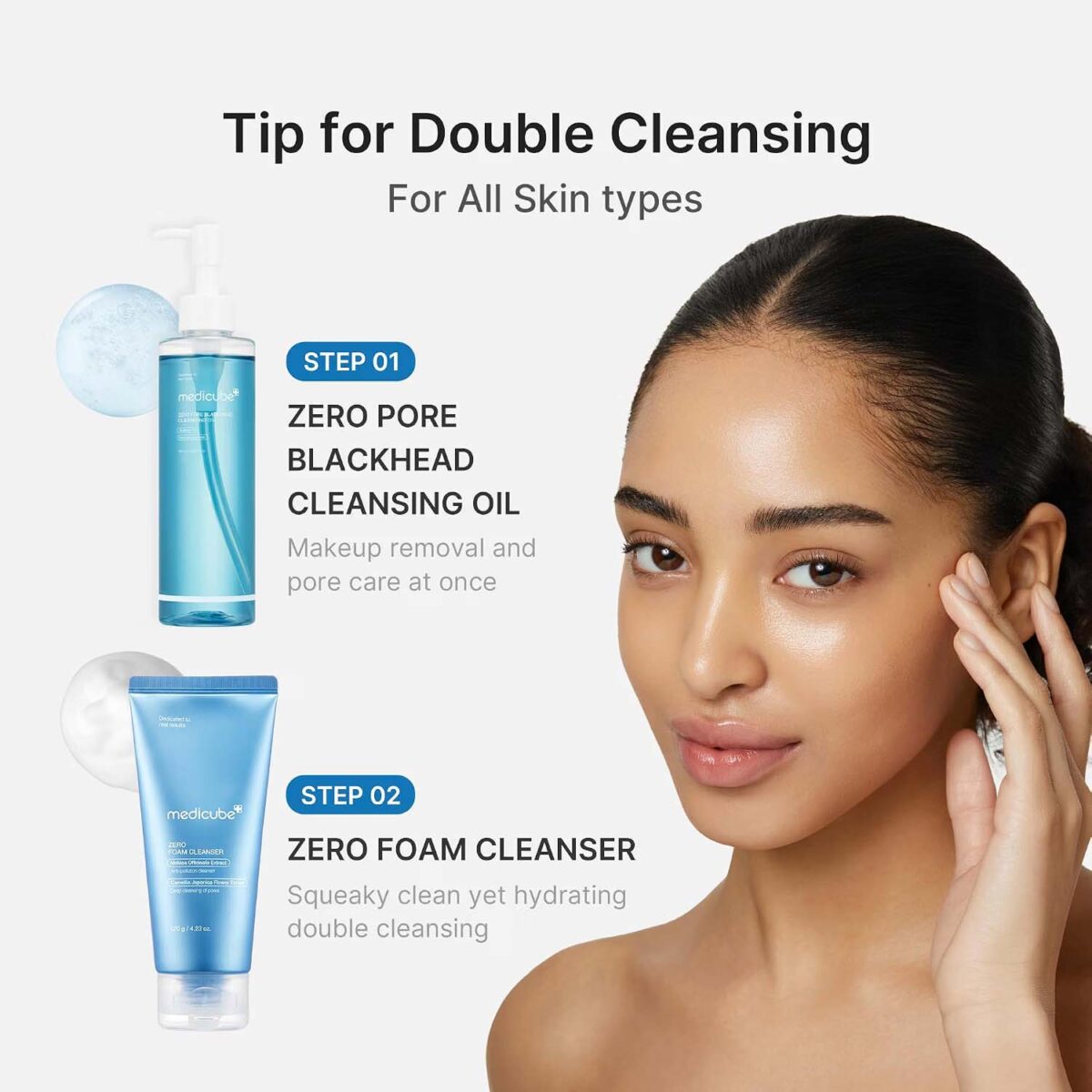 MEDICUBE Zero Pore Blackhead Deep Cleansing Oil_5 MEDICUBE Zero Pore Dieptereinigende Olie tegen mee-eters_5