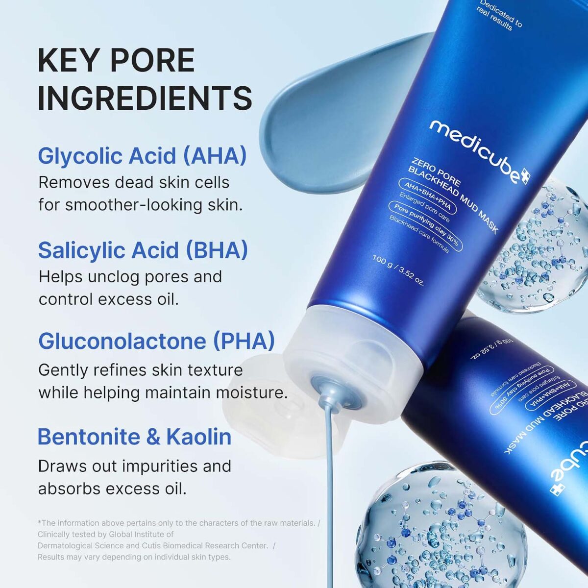 MEDICUBE Zero Pore Blackhead Mud Mask_3 MEDICUBE Zero Pore-moddermasker tegen mee-eters_3